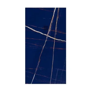 Base de duche em resina com textura ardósia. Efeito mármore azul do Saara – antiderrapante STONE 3D moderno