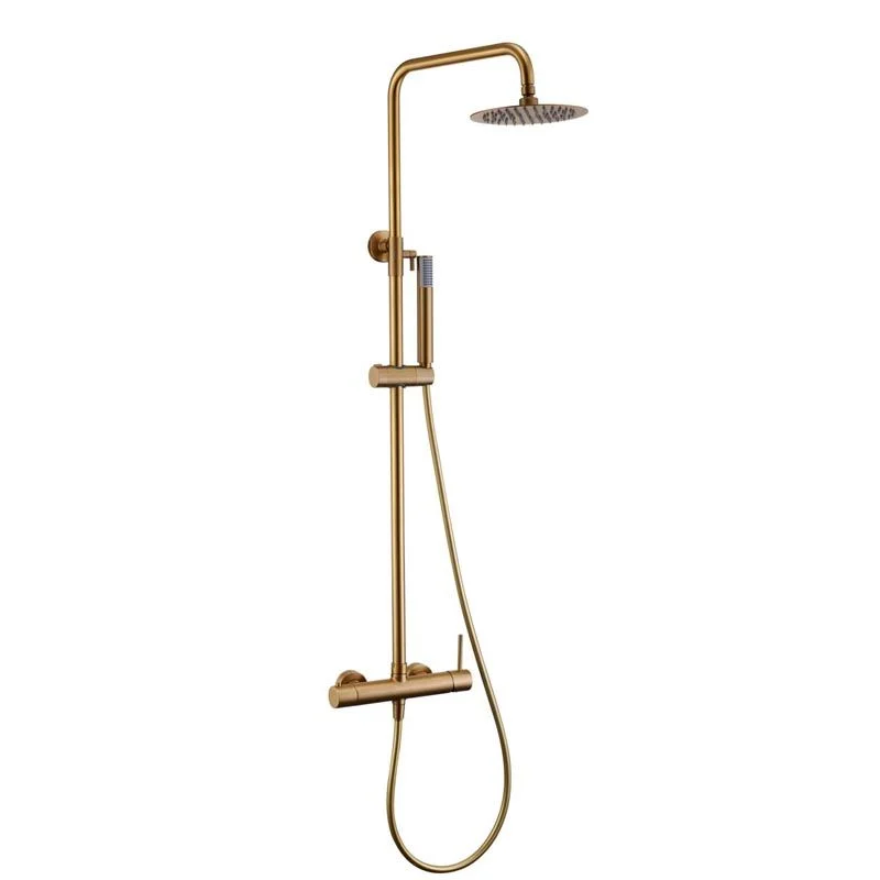 Conjunto de duche monza ouro escovado [ VAROBATH ]