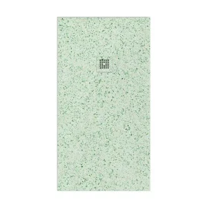 Base de duche em resina com textura de ardósia Acabamento efeito Terrazzo Navios e outras cores – antiderrapante STONE 3D moderno