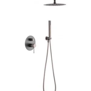 ► Coluna de ducha de encastrar Line mate cinza champanhe [ VAROBATH ]