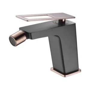 Torneira para bidé Suécia preto ouro rosa [ VAROBATH ]