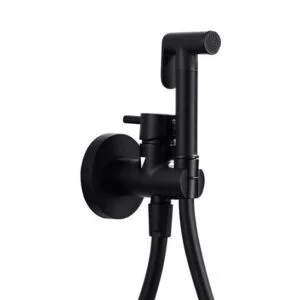 Torneira para bidé encastrada Munich preto mate [ VAROBATH ]