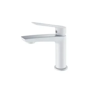 Torneira para lavatório Luxor branco mate [ VAROBATH ]