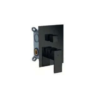 Torneira de encastrar de 4 vias em preto mate [ VAROBATH ]