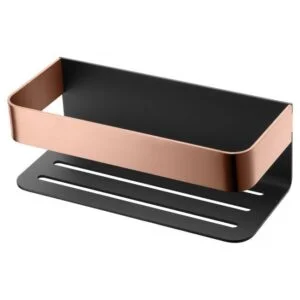 Saboneteira frontal Mayura preto ouro rosa [ VAROBATH ]