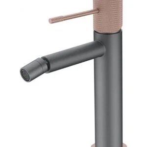Torneira para bidé Line mate cinza champanhe [ VAROBATH ]