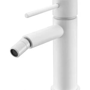 Torneira para bidé Milos Stick branco mate [ VAROBATH ]