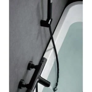 Torneira termostática para banheira/duche Line Black Gun Metal [ VAROBATH ]