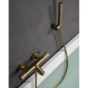 Torneira termostática de banho/duche linha ouro escovado [ VAROBATH ]