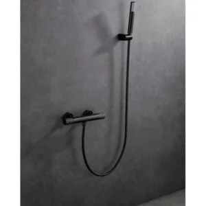 Torneira termostática Line Black Gun Metal [ VAROBATH ]