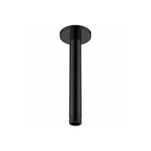 Tubo de teto redondo preto fosco [ VAROBATH ]