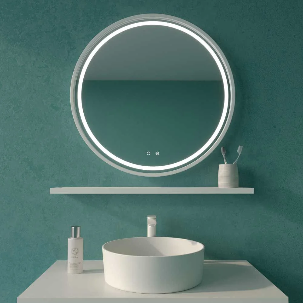 Móvel de casa de banho suspenso 2 gavetas CLAIRE com lavatório Solid Surface BLUE - Image 5