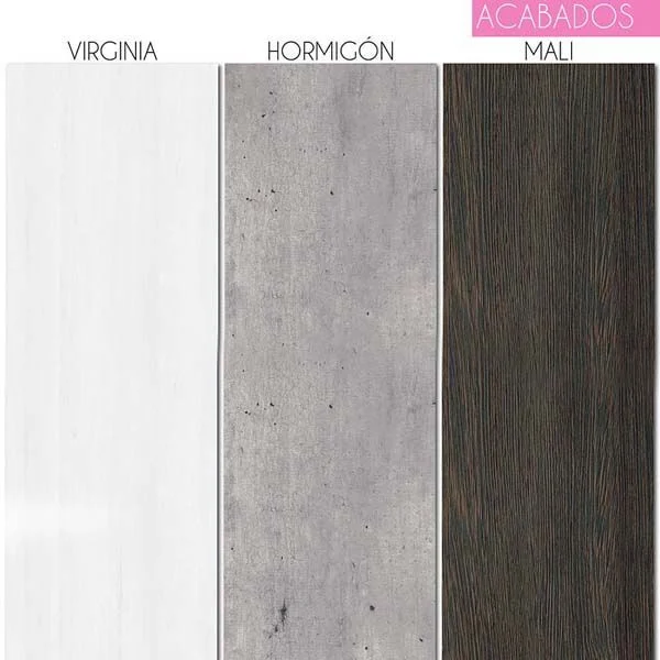 Móveis de casa de banho MANILA várias cores até ao chão 120 cm 3 gavetas / 2 portas com lavatório de cerâmica - Image 5