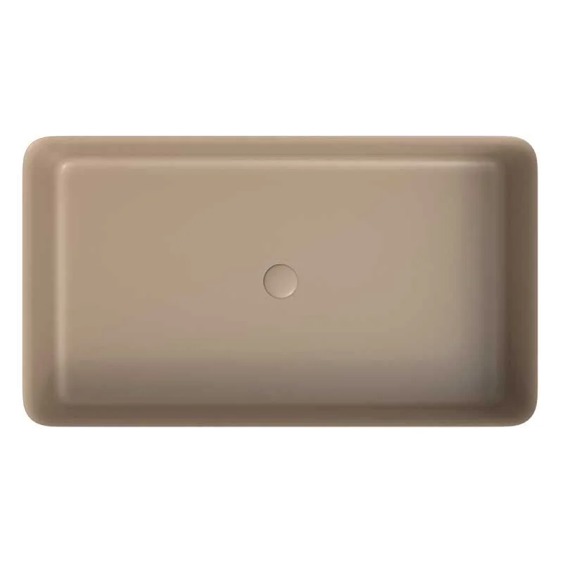 Lavatório de apoio FOGO Solid Surface Moka - Image 3