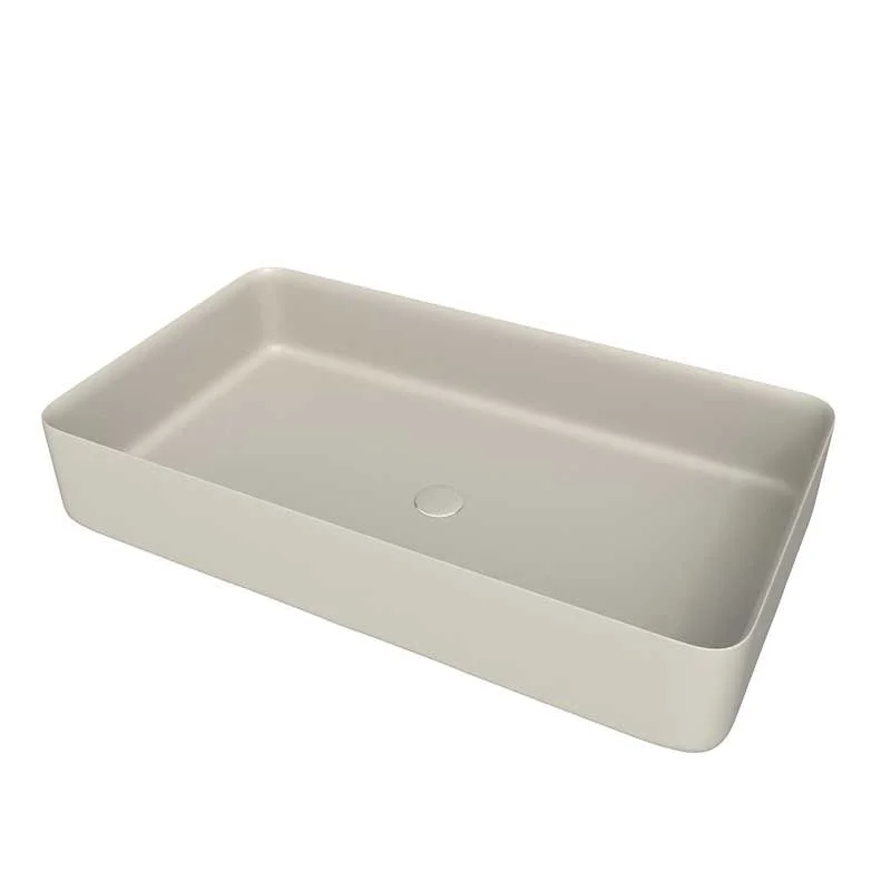 Lavatório de apoio FOGO Solid Surface Pearl