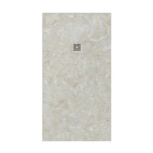 Base de duche em resina com textura ardósia. Efeito mármore Palma – antiderrapante STONE 3D moderno