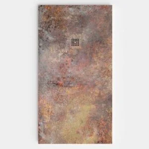 Base de duche efeito cimento Vinho - antiderrapante STONE 3D moderno