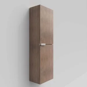 Coluna de casa de banho IBERIA suspensa 2 portas 120 cm x 35 cm x 21 cm acabamento BASTILLA