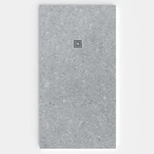 Base de duche em resina com textura de ardósia. Efeito mármore Cyntia - moderno STONE 3D antiderrapante
