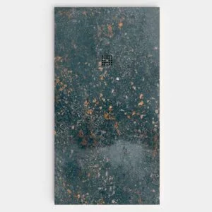 Base de duche em resina com textura de ardósia. Efeito mármore Drom - moderno STONE 3D antiderrapante