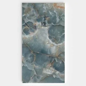 Base de duche em resina com textura de ardósia. Efeito mármore Litec - moderno STONE 3D antiderrapante