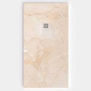 Base de duche em resina com textura de ardósia. Efeito mármore Mares - moderno STONE 3D antiderrapante