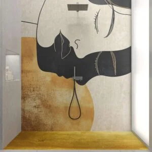 Painel de revestimento de paredes de casas de banho MSCOMPACT efeito tendência ABBYS