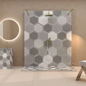 Painel de revestimento de paredes de casas de banho MSCOMPACT efeito tendência AGATHA