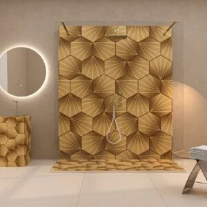 Painel de revestimento de paredes de casas de banho MSCOMPACT efeito tendência PIEDI