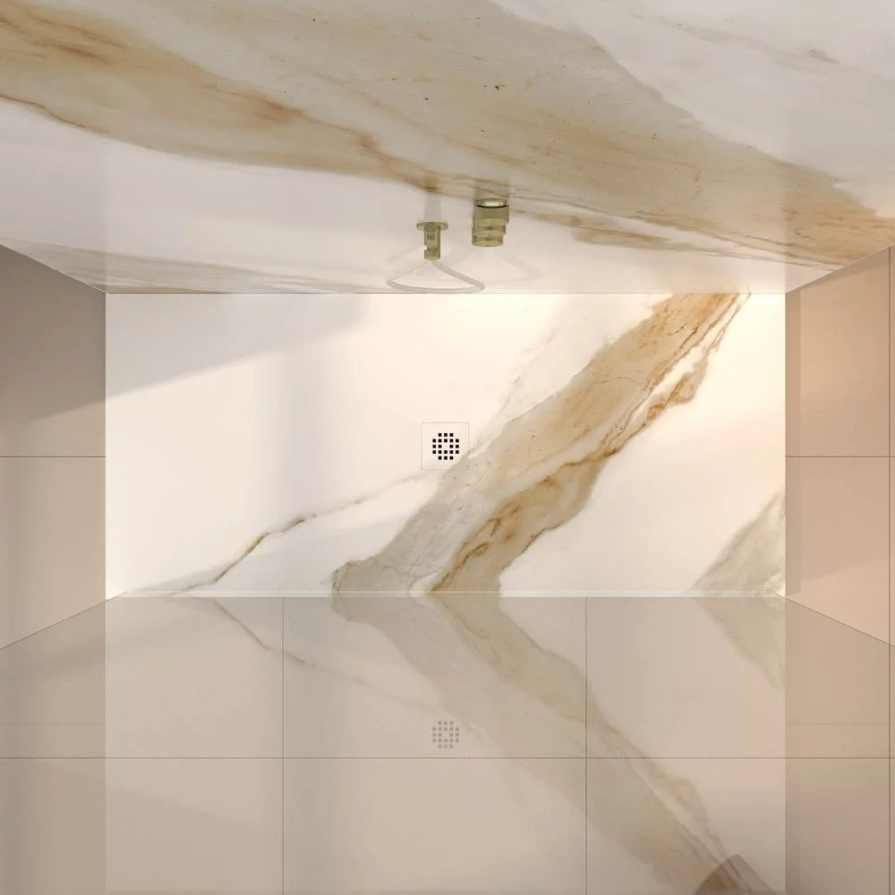 Painel de revestimento de paredes de casas de banho MSCOMPACT efeito mármore PIETRA - Image 3