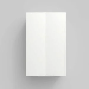 Coluna de casa de banho suspensa IBERIA 2 portas 80 cm x 50 cm x 21 cm acabamento BRANCO