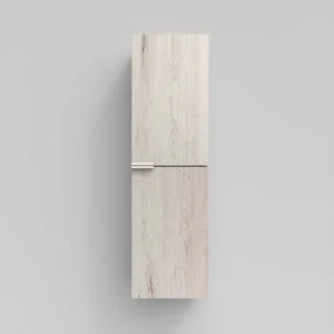 IBERIA coluna de casa de banho suspensa 2 portas 120 cm x 35 cm x 21 cm acabamento MOZART em carvalho