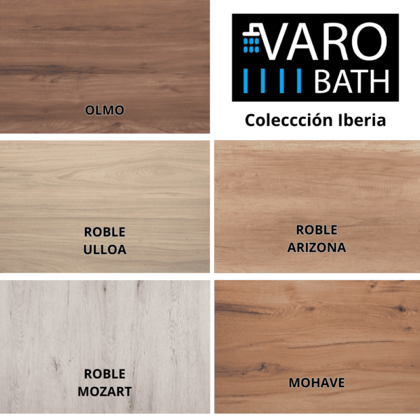 Coluna de casa de banho suspensa IBERIA 2 portas 80 cm x 50 cm x 21 cm acabamento BRANCO - Image 6