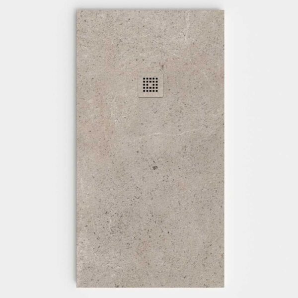 Base de duche Efeito cimento Slate - antiderrapante STONE 3D moderno