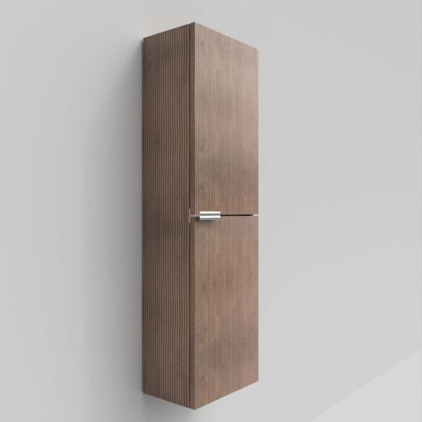 Coluna de casa de banho IBERIA suspensa 2 portas 120 cm x 35 cm x 21 cm acabamento BASTILLA