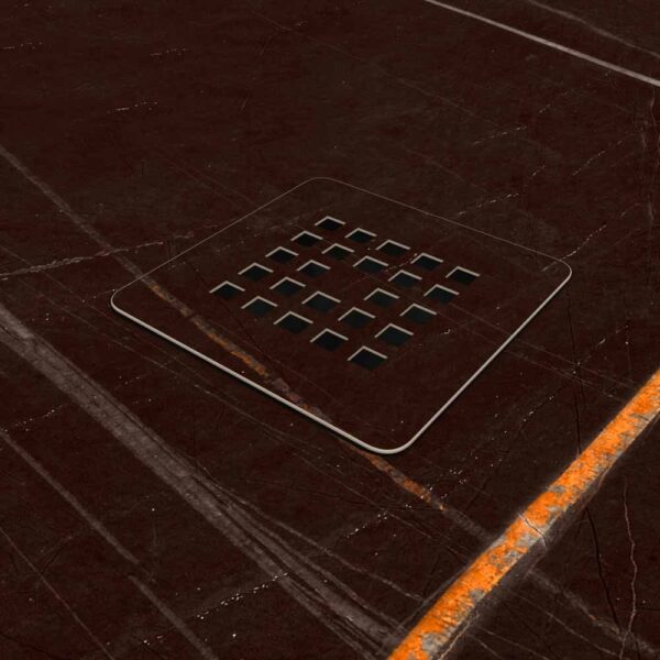Base de duche em resina com textura de ardósia. Efeito mármore Brown - moderno STONE 3D antiderrapante - Image 3