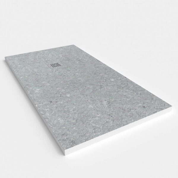Base de duche em resina com textura de ardósia. Efeito mármore Cyntia - moderno STONE 3D antiderrapante - Image 2