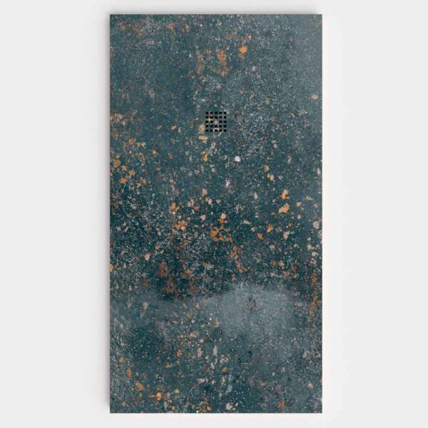 Base de duche em resina com textura de ardósia. Efeito mármore Drom - moderno STONE 3D antiderrapante