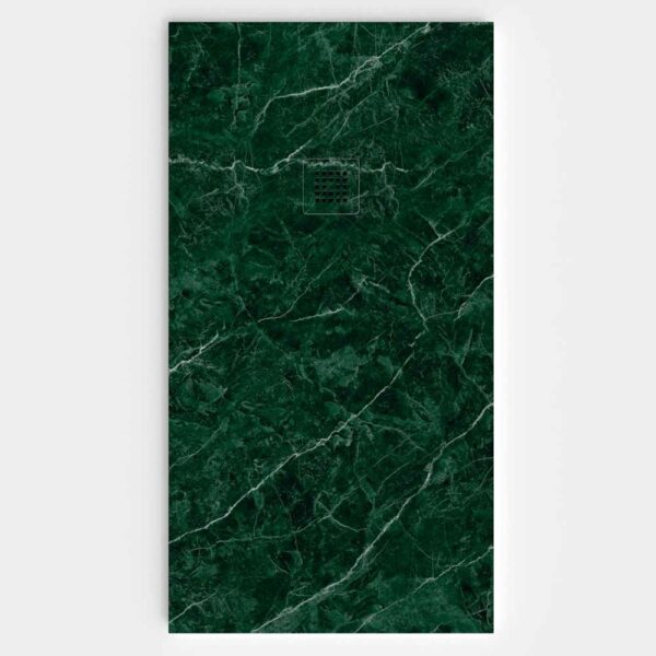 Base de duche em resina com textura de ardósia. Efeito mármore Guatemala - moderno STONE 3D antiderrapante