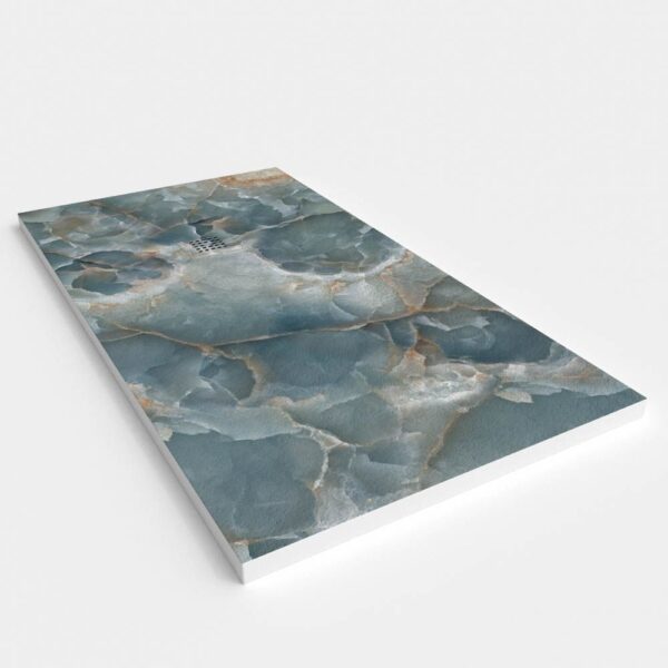 Base de duche em resina com textura de ardósia. Efeito mármore Litec - moderno STONE 3D antiderrapante - Image 2