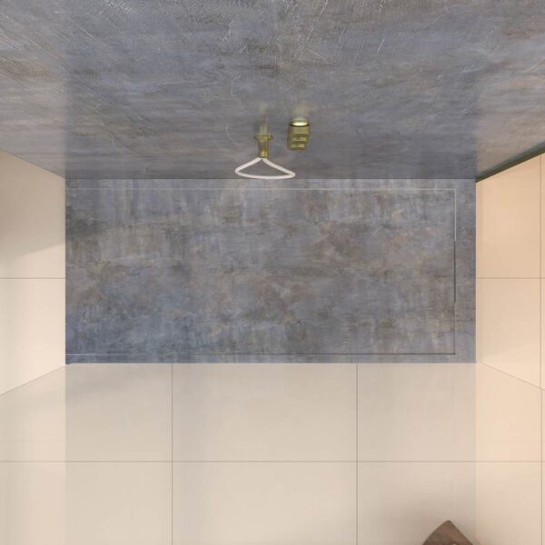 Painel de revestimento de paredes de casas de banho MSCOMPACT efeito cimento SILA - Image 3