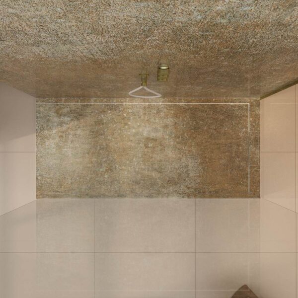 Painel de revestimento de paredes de casas de banho MSCOMPACT efeito cimento TIRA - Image 3
