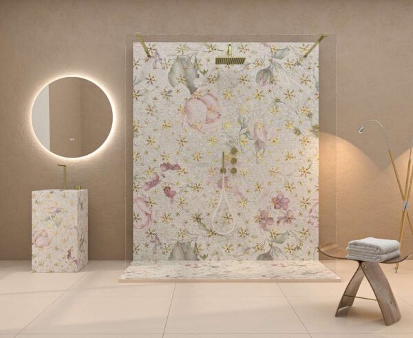 Painel de revestimento de paredes de casas de banho MSCOMPACT efeito tendência AITANA