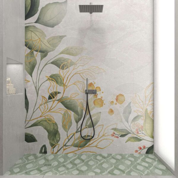 Painel de revestimento de paredes de casas de banho MSCOMPACT efeito tendência GREEN