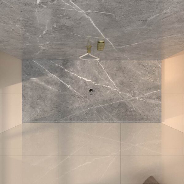 Painel de revestimento de paredes de casas de banho MSCOMPACT efeito mármore CALATORA - Image 3