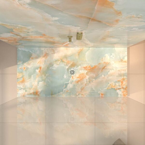 Painel de revestimento de paredes de casas de banho MSCOMPACT efeito mármore LUMINUS - Image 3