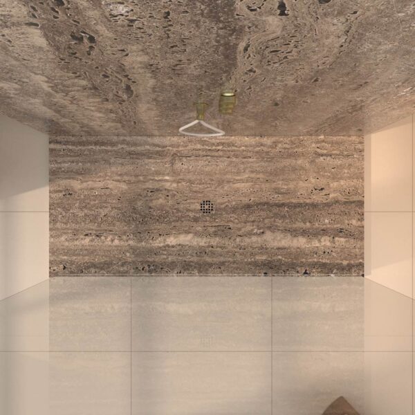 Painel de revestimento de paredes de casas de banho MSCOMPACT efeito mármore VOLAKA - Image 3