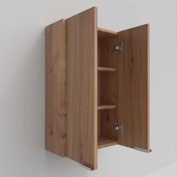 IBERIA coluna de casa de banho suspensa 2 portas 80 cm x50 cm x 21 cm acabamento MOHAVE - Image 2