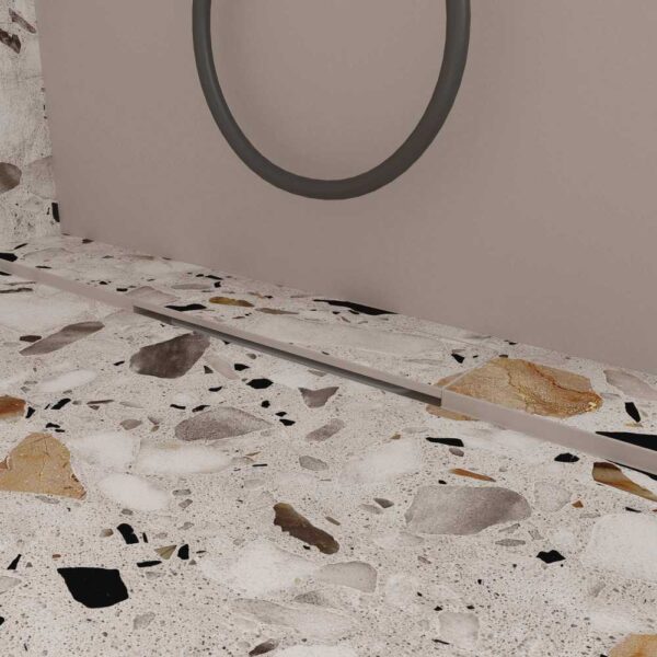 Painel de revestimento de paredes de casas de banho MSCOMPACT efeito terrazzo SAIME - Image 2