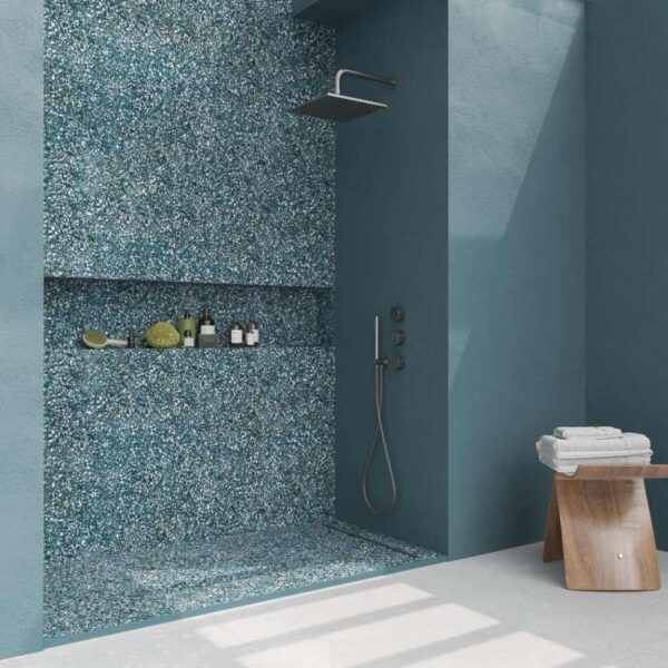 Painel de revestimento de paredes de casas de banho MSCOMPACT efeito terrazzo BISSAZA - Image 4